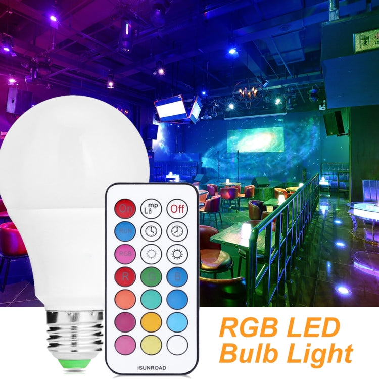 10W E27 RGB Dimmable Color Changing Lighting LED Light Bulbs by YWXLight