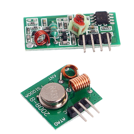 LDTR-WG0241 DIY 433MHz Wireless Transmitter + Receiving Module Superregeneration (Green) by bashfashion