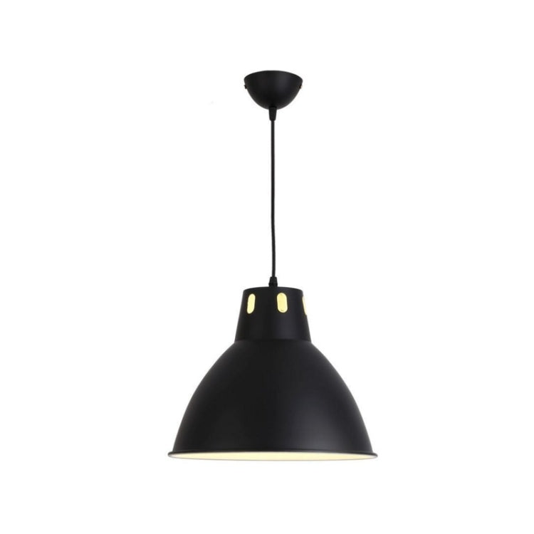 Simple Modern Aluminum Industrial and Mining Engineering Fresh Fruit Market Chandelier without Light Source (Black) by bashfashion