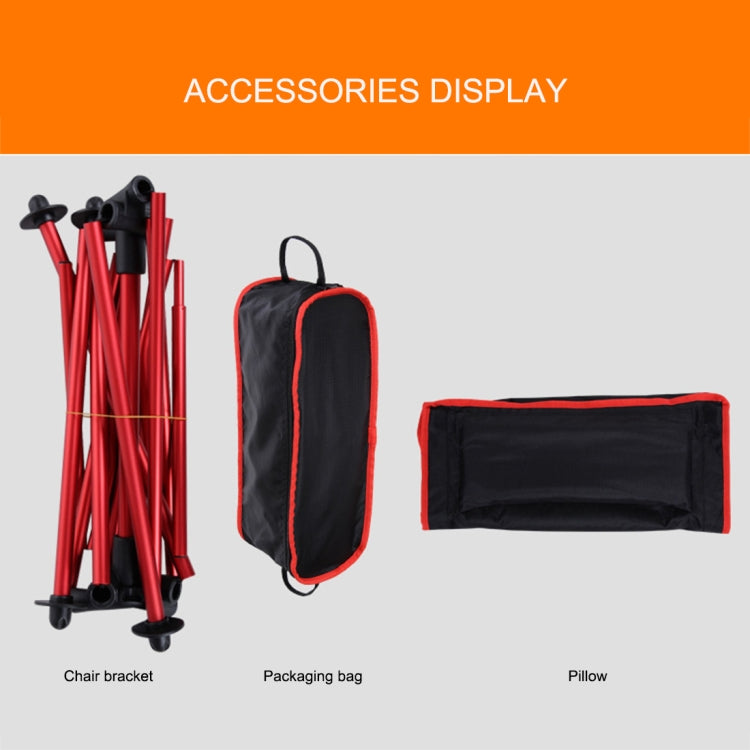 Outdoor Portable Folding Camping Chair Light Fishing Beach Chair Aviation Aluminum Alloy Backrest Recliner by bashfashion