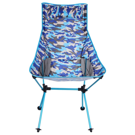 Outdoor Portable Camouflage Folding Camping Chair Light Fishing Beach Chair Aviation Aluminum Alloy Backrest Recliner by bashfashion