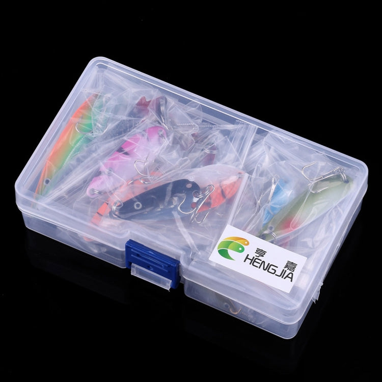 HENGJIA SPB30 30 PCS Sequin Set Metal Sequins False Bait Fresh Sea Bass Fishing Bait, Length: 2.5 to 4cm , Boxed by HENGJIA