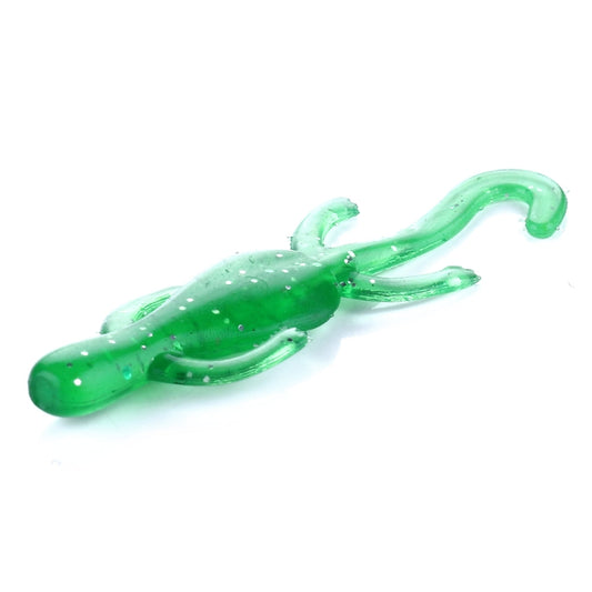 HENGJIA SO103 10 PCS 5cm/1g Gecko Shaped Simulation Fish Bait Soft Bait for Fishing (Green) by HENGJIA