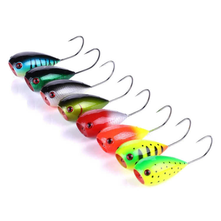 HENGJIA PO036 8cm/13g Big Mouth Single Hook Hitting Water Wave Hard Bait Lure Outdoor Fishing Gear Lure Fishing Bait Fishing Tackle (PO036-2) by HENGJIA