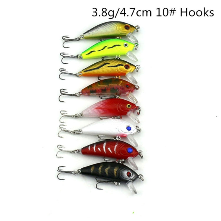 HENGJIA Set002 43 PCS Sequin Set Metal Sequins False Bait Fresh Sea Bass Fishing Bait Set, Length: 5 to 10.5cm, Boxed by HENGJIA