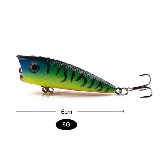 HENGJIA PO035 6cm/6g Simulation Hard Baits Fishing Lures Tackle Baits Fit Saltwater and Freshwater (4#) by HENGJIA