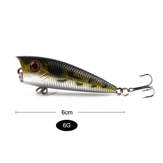 HENGJIA PO035 6cm/6g Simulation Hard Baits Fishing Lures Tackle Baits Fit Saltwater and Freshwater (5#) by HENGJIA