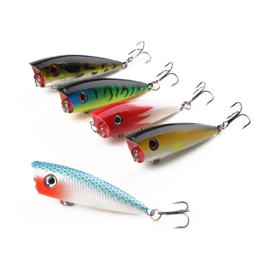 HENGJIA PO035 6cm/6g 5 PCS Simulation Hard Baits Fishing Lures Set Tackle Baits Fit Saltwater and Freshwater by HENGJIA