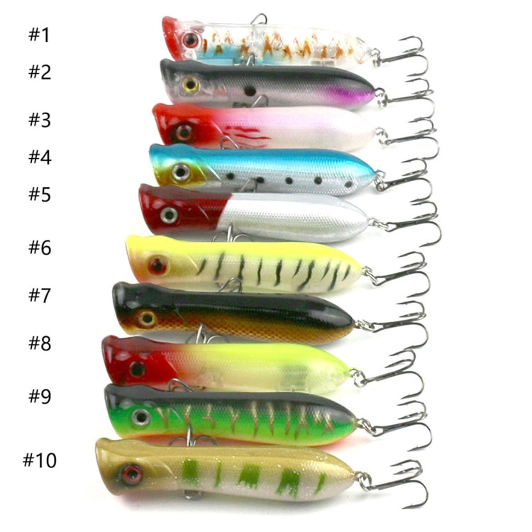 HENGJIA PO032 8cm/12g Simulation Hard Baits Fishing Lures with Hooks Tackle Baits Fit Saltwater and Freshwater (1#) by HENGJIA