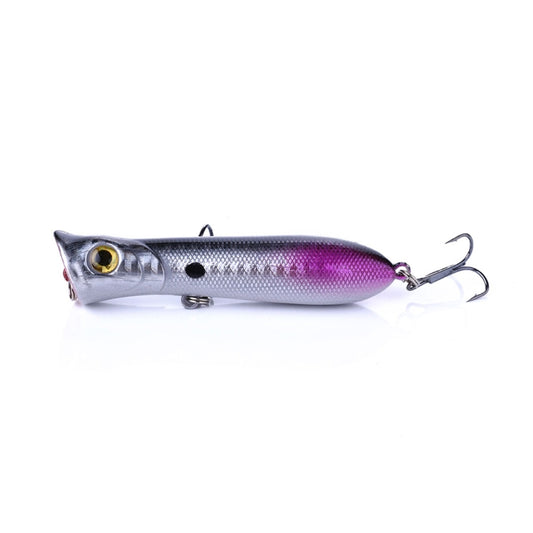 HENGJIA PO032 8cm/12g Simulation Hard Baits Fishing Lures with Hooks Tackle Baits Fit Saltwater and Freshwater (2#) by HENGJIA