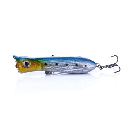 HENGJIA PO032 8cm/12g Simulation Hard Baits Fishing Lures with Hooks Tackle Baits Fit Saltwater and Freshwater (4#) by HENGJIA
