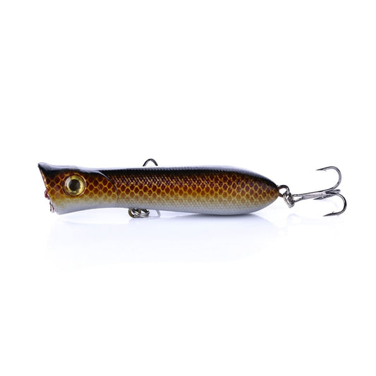 HENGJIA PO032 8cm/12g Simulation Hard Baits Fishing Lures with Hooks Tackle Baits Fit Saltwater and Freshwater (7#) by HENGJIA