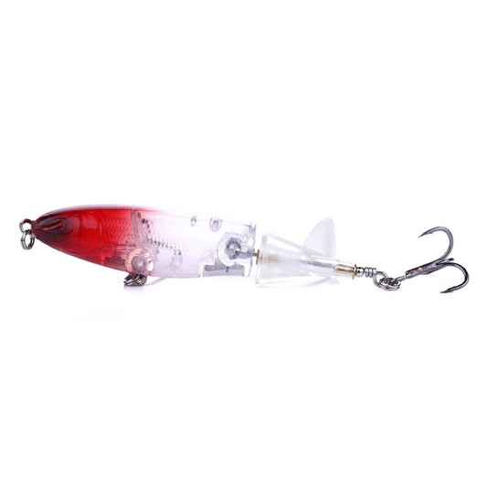 HENGJIA PE018 10cm/13g Propeller Tractor Shaped Hard Baits Fishing Lures Tackle Baits Fit Saltwater and Freshwater (6#) by HENGJIA