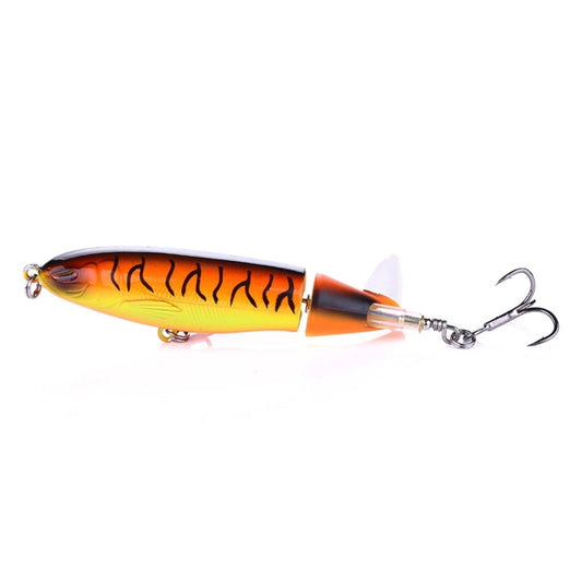 HENGJIA PE018 10cm/13g Propeller Tractor Shaped Hard Baits Fishing Lures Tackle Baits Fit Saltwater and Freshwater (8#) by HENGJIA