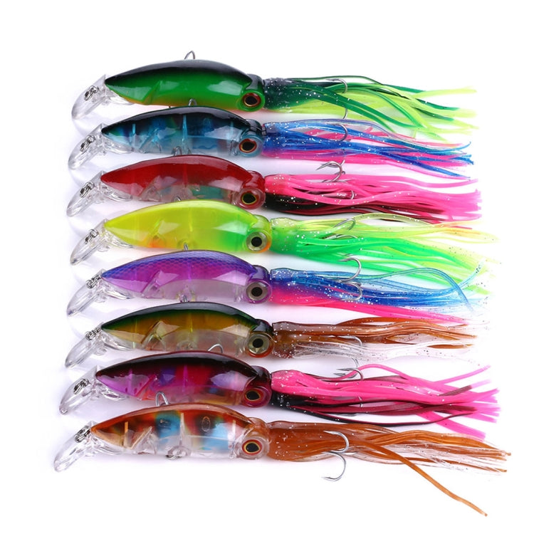 HENGJIA JIZ002 10cm/16.6g Big Octopus Squid Shaped Hard Baits Long Shot Fishing Lures Tackle Baits Fit Sea Fishing and Freshwater Fishing (C) by HENGJIA