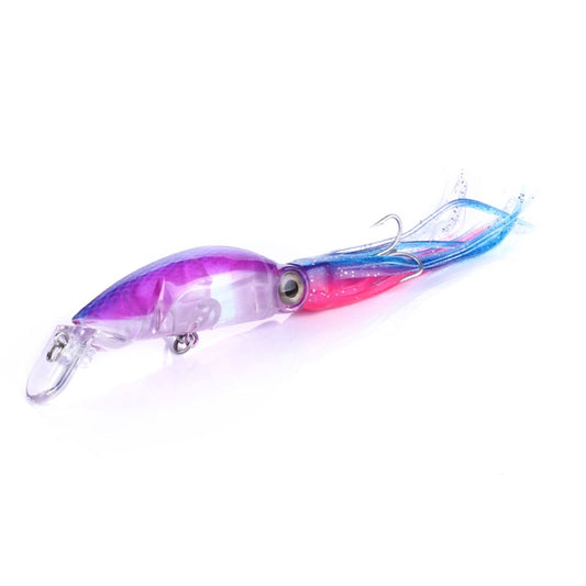 HENGJIA JIZ002 10cm/16.6g Big Octopus Squid Shaped Hard Baits Long Shot Fishing Lures Tackle Baits Fit Sea Fishing and Freshwater Fishing (D) by HENGJIA