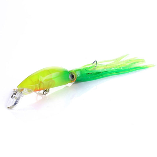 HENGJIA JIZ002 10cm/16.6g Big Octopus Squid Shaped Hard Baits Long Shot Fishing Lures Tackle Baits Fit Sea Fishing and Freshwater Fishing (E) by HENGJIA