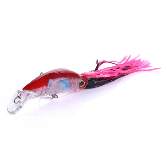 HENGJIA JIZ002 10cm/16.6g Big Octopus Squid Shaped Hard Baits Long Shot Fishing Lures Tackle Baits Fit Sea Fishing and Freshwater Fishing (F) by HENGJIA