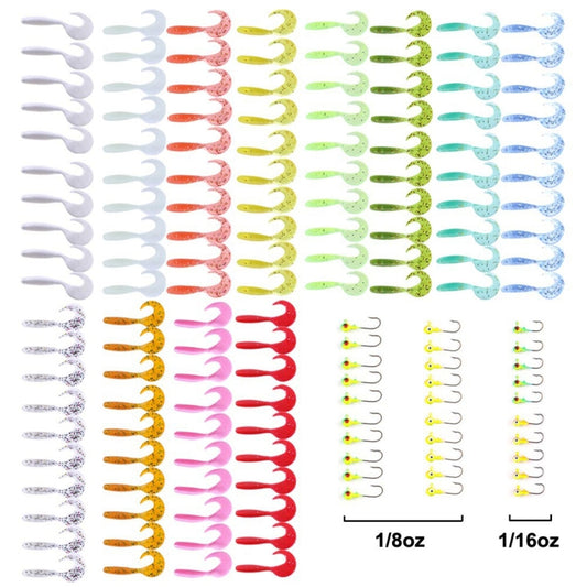 HENGJIA SO002150T 6.5CM/2G 150 PCS Outdoor Fishing Lures Fish Bait Set for Fishing by HENGJIA