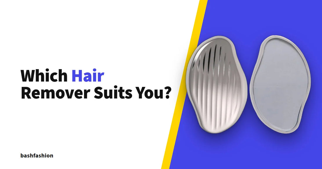bashfashion guide: Which Hair Remover Suits You?, featuring Nano -Glass Hair Removal Physical Painless Safe Epilator(Metal Silver)
