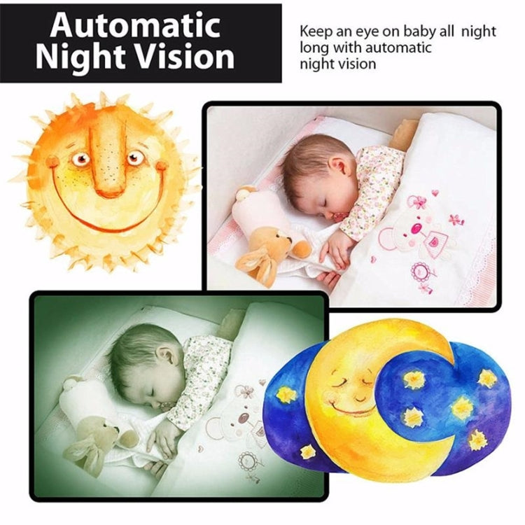VB601 2.0 inch LCD Screen Hassle-Free Portable Baby Monitor, Support Two Way Talk Back, Night Vision(AU Plug) by bashfashion
