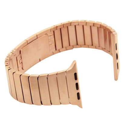 For Apple Watch 38mm Stainless Steel Watch Band(Rose Gold) by bashfashion