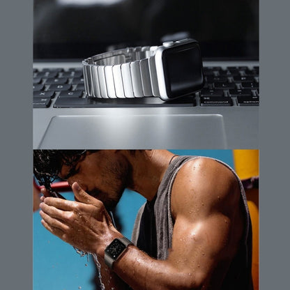 Stainless Steel Watch Band For Apple Watch 38mm (Silver) by bashfashion