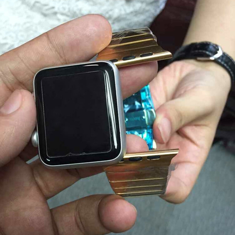 Stainless Steel Watch Band For Apple Watch 38mm (Silver) by bashfashion