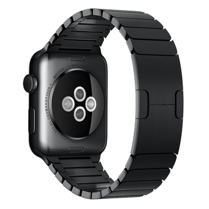 For Apple Watch 42mm Stainless Steel Watch Band(Black) by bashfashion