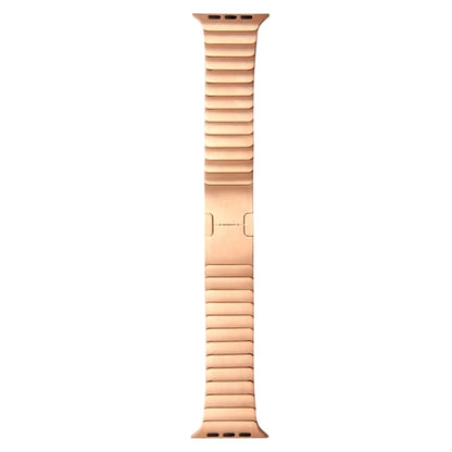 For Apple Watch 42mm Stainless Steel Watch Band(Rose Gold) by bashfashion