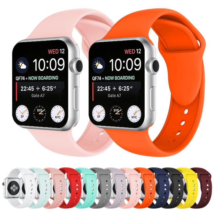 Double Rivets Silicone Watch Band for Apple Watch Series 3 & 2 & 1 38mm(Light Purple) by bashfashion