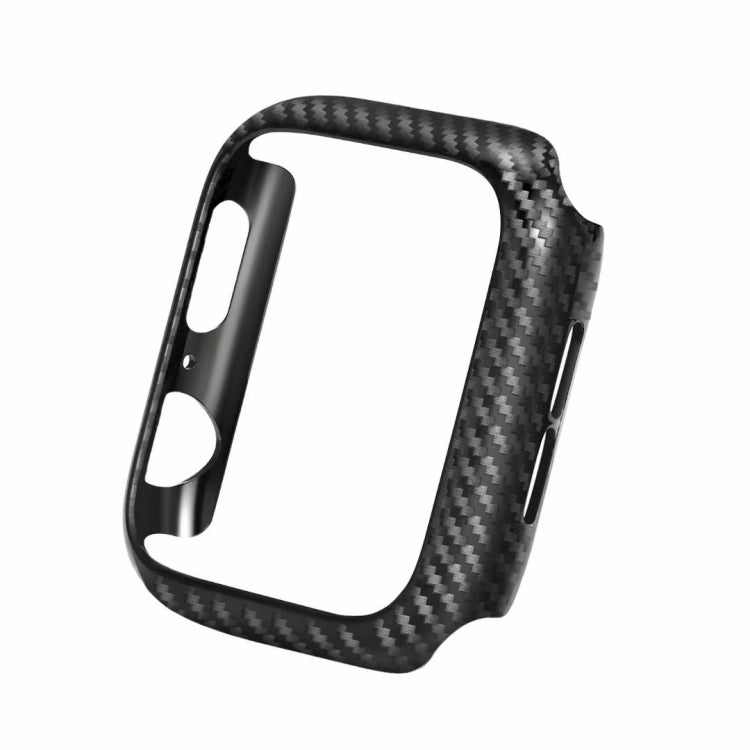 Genuine Leather Carbon Fiber Strap + Frame for Apple Watch Series 4 40mm by bashfashion