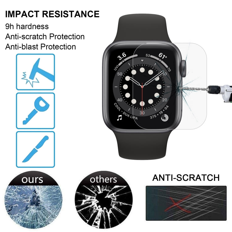 9H 2.5D Tempered Glass Film For Apple Watch Series 6 / 5 / 4 / Watch SE 40mm by bashfashion