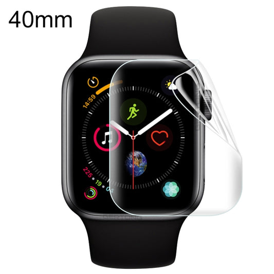 For Apple Watch Series 5 & 4 40mm Soft Hydrogel Film Full Cover Front Protector by bashfashion