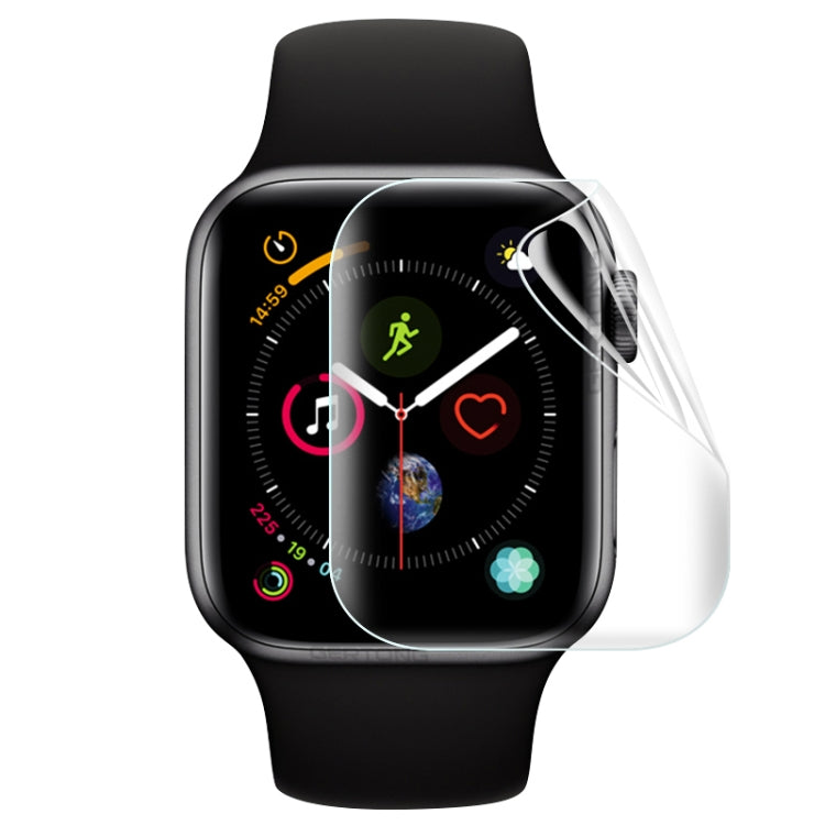 For Apple Watch Series 6 / 5 / 4 / Watch SE 44mm Soft Hydrogel Film Full Cover Front Protector by bashfashion
