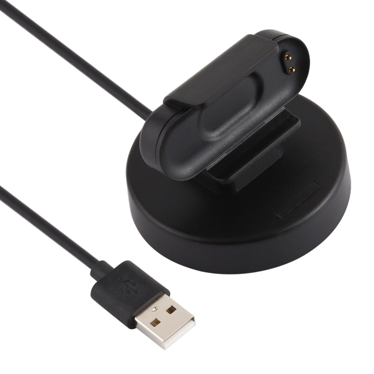 For Xiaomi Mi Band 4 Charger Charging Dock Base Stand Holder with 1m Charging Cable(Black) by bashfashion