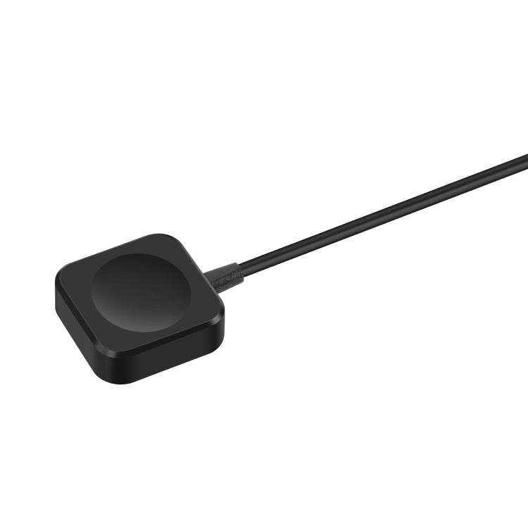 1m Square Magnetic Fast Charger USB Charging Cable for Watch Apple Series Ultra/8/7/6/SE/SE2/5/4/3/2 (Black) by bashfashion
