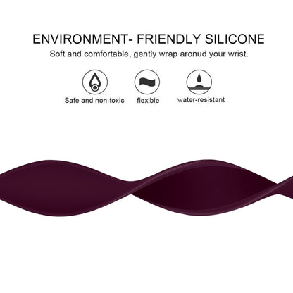 For Apple Watch Ultra 49mm&Watch Ultra 2 49mm / Series 10 46mm / 9&8&7 45mm / SE 3&SE 2&6&SE&5&4 44mm / 3&2&1 42mm Solid Color Elastic Silicone Watch Band, Size:L 156mm (Alfalfa Grass) by bashfashion