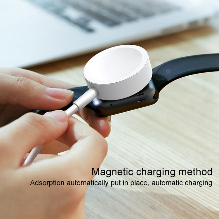 1m Magnetic Wireless Charger for Apple Watch Series Ultra & 10 / 9 / 8 / 7 / 6 / 5 / 4 / 3 / 2(White) by bashfashion