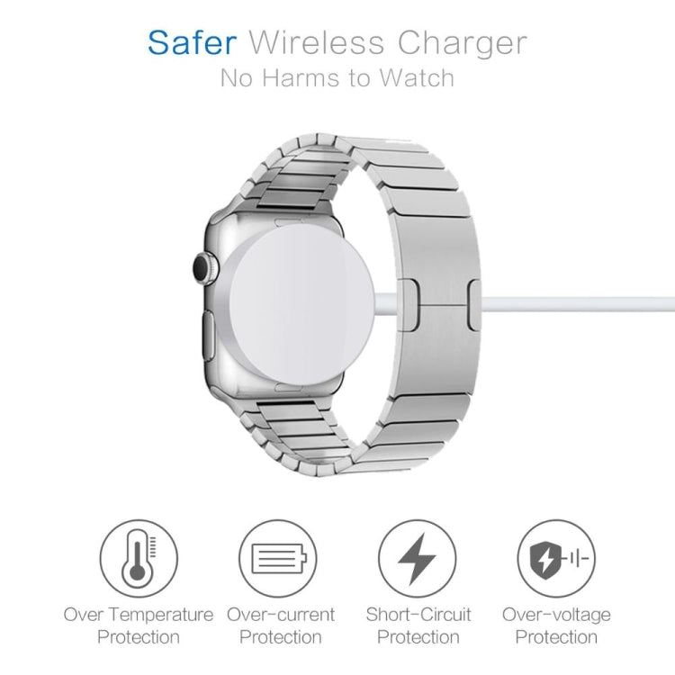 1m Type-C Universal Portable Magnetic Wireless Charger for Apple Watch Ultra & Ultra 2 & Series 9 & 8 & 7 & 6 & 5 & 4 & 3 & 2(White) by bashfashion