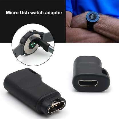 Watch Charging Head Smart Accessories with Micro USB Adapter For Garmin Fenix 5 / 5x / 5s / 6 / 6X / 6S Pro / Venu by bashfashion