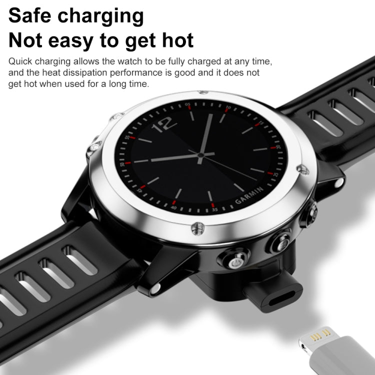 For Garmin MARQ2 Athlete 8 Pin Port Smart Watch Charging Adapter by bashfashion