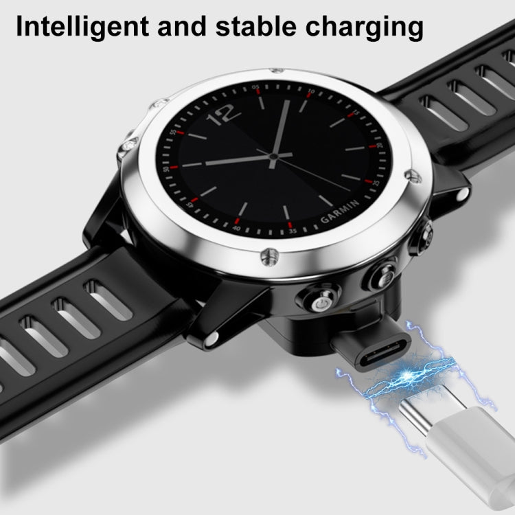 For Garmin MARQ2 Athlete Type-C Port Smart Watch Charging Adapter by bashfashion