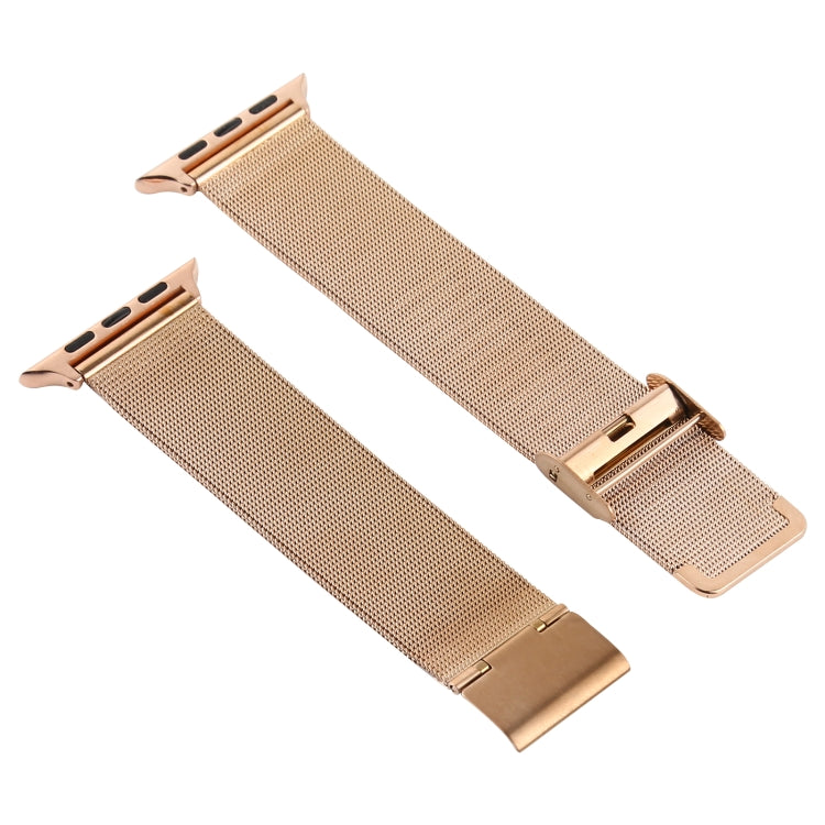 Stainless Steel Watch Band for Apple Watch Series 3 & 2 & 1 42mm(Rose Gold) by bashfashion