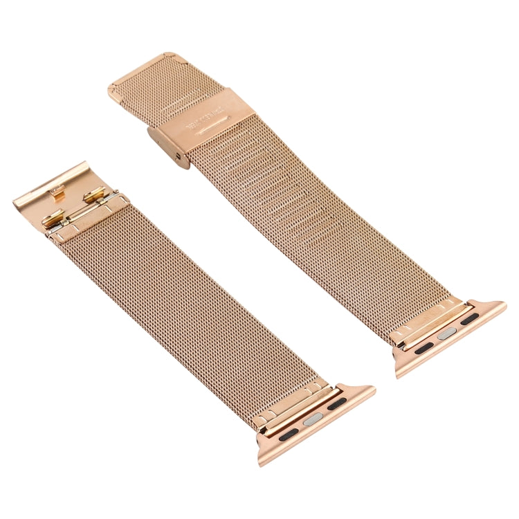 Stainless Steel Watch Band for Apple Watch Series 3 & 2 & 1 42mm(Rose Gold) by bashfashion