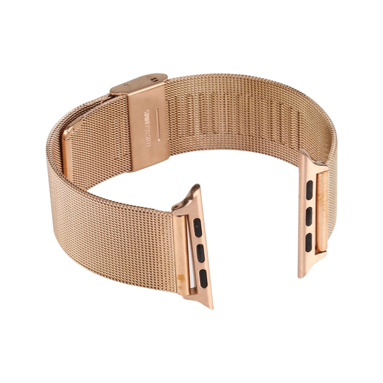 Stainless Steel Watch Band for Apple Watch Series 3 & 2 & 1 42mm(Rose Gold) by bashfashion