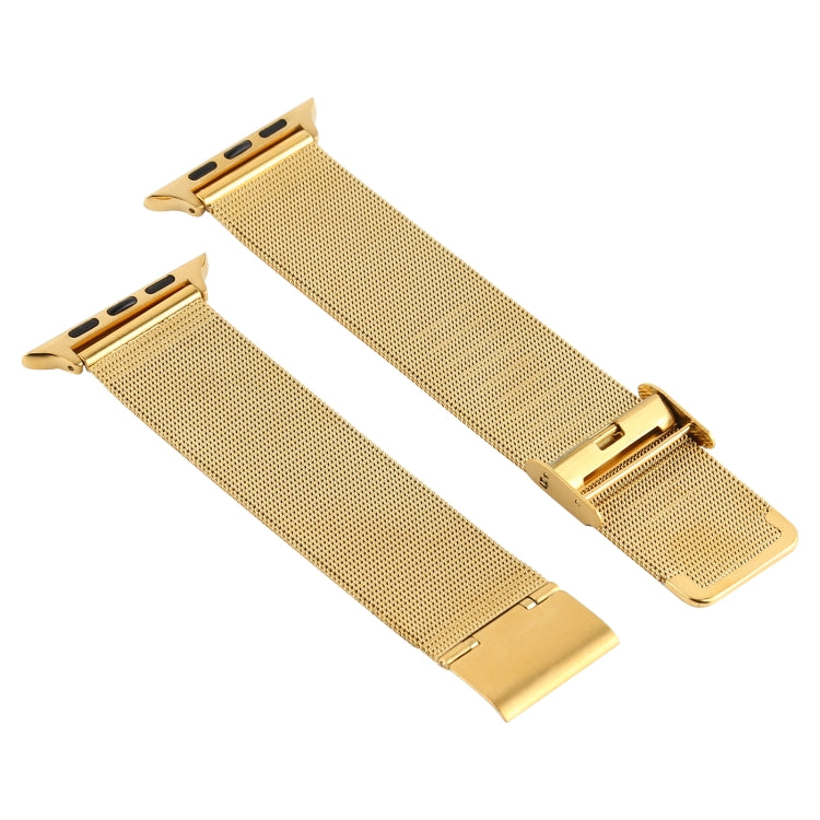 Stainless Steel Watch Band for Apple Watch Series 3 & 2 & 1 38mm(Gold) by bashfashion