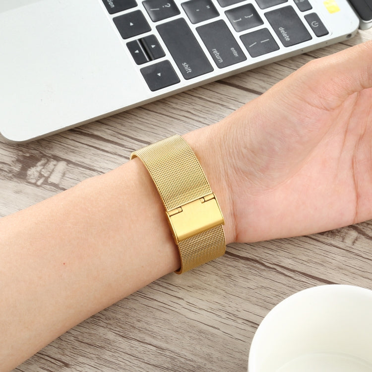 Stainless Steel Watch Band for Apple Watch Series 3 & 2 & 1 38mm(Gold) by bashfashion