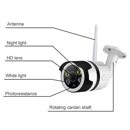 IL-HIP316-2M-C Security Surveillance Camera Wifi Intelligent High-definition Network Waterproof IP66 Indoor and Outdoor Universal Surveillance Camera by bashfashion
