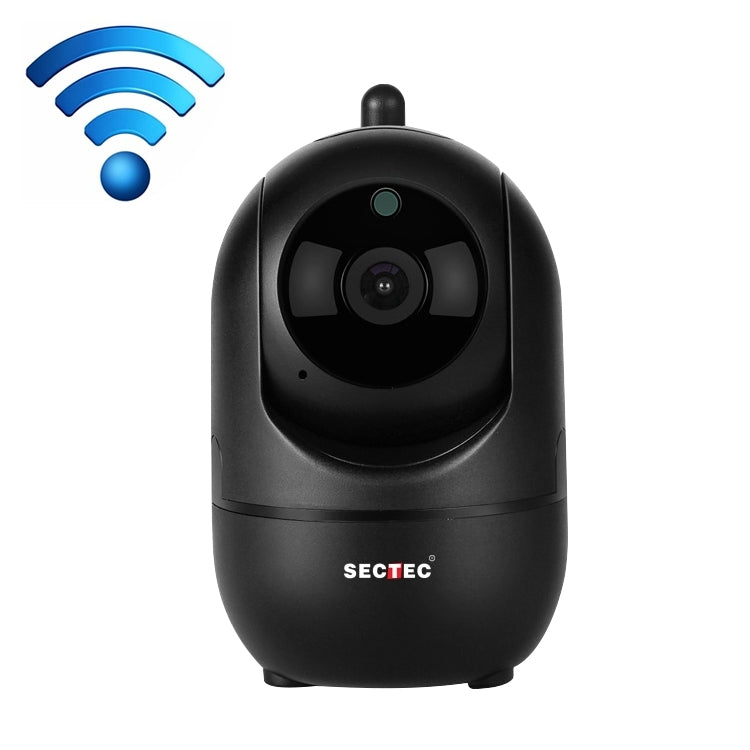 SECTEC IL-HIP291G-2M-AI Black Camera Indoor Home Wireless Wifi Intelligent Automatic Tracking HD Network Surveillance Camera by bashfashion